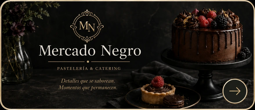 Mercado Negro — Pastelería y catering